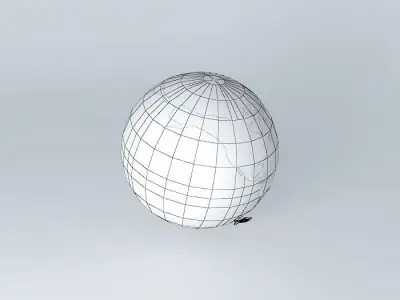 SHUTTLE IN EARTH ORBIT 3D model