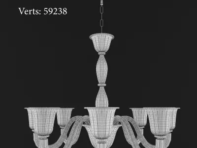 Ideal Lux Ca Foscari SP 8 SP 6 3D model