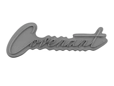 Covenant Neon Sign 3D model