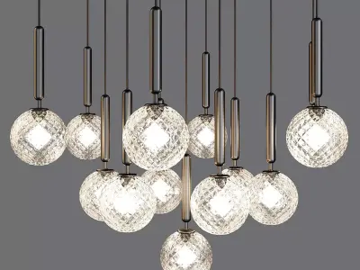 Nuura Miira 13 Optic 03130223 - Pendant Lamp 3D model