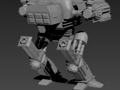 Robot sci-fi 3D model