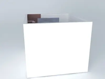 lineorkut cube with window in it Free 3D model
