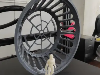 Star Wars Emperor Throne Room Round Window 3D print model