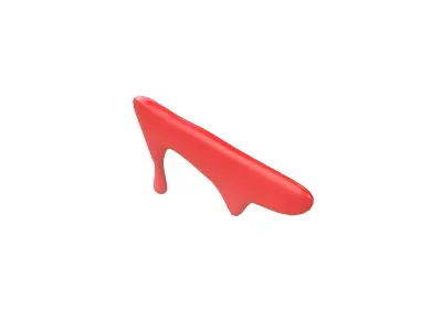 Liquid Drops v1 009 Low-poly 3D model
