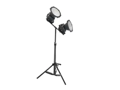 Led Industrial Lighting With Stand 3D model