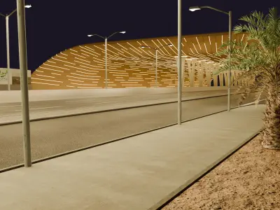 Al-Arabiya Bridge  3D model