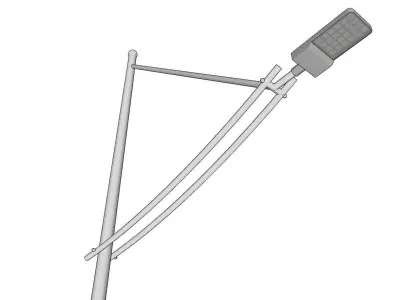 Light Pole - Lamp Post 07 3D model