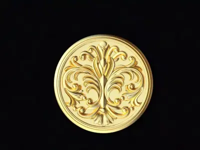 rosette dekor 3D model 24