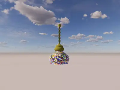 Antique Hanging LIght 3D model