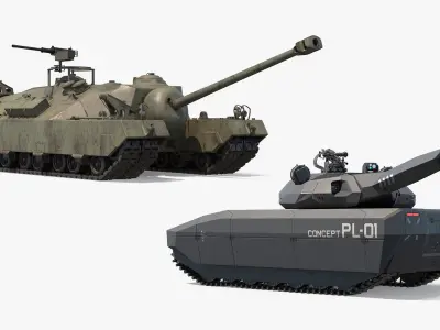  Concept Tanks Rigged Collection 