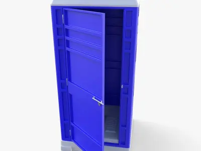 Portable toilet v1 3D model