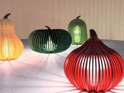 Pumpkin light Thinning Out 3D print model