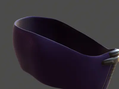 Gas mask helmet 3d model scifi Low-poly  Low-poly 3D model