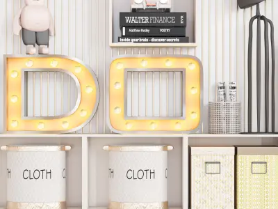 decor for childroom Low-poly 3D model