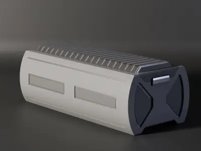Sci Fi Cargo Container 3 3D model
