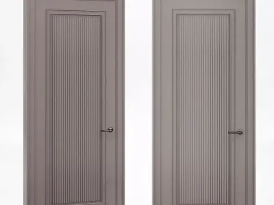 Interior Doors 3d model  Low-poly 3D model