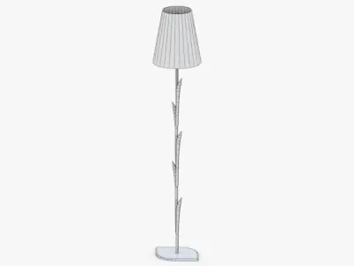 1436 - Floor Lamp Low-poly 3D model
