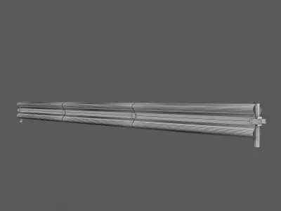 Road Safety Barrier  3D model