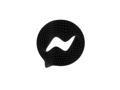 Messenger Logo v1 003 Free low-poly 3D model