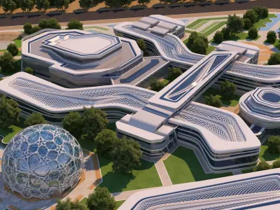 0005 - Culture Center - 2022-03 - 2Ds Plans - 3Ds Files 3D model