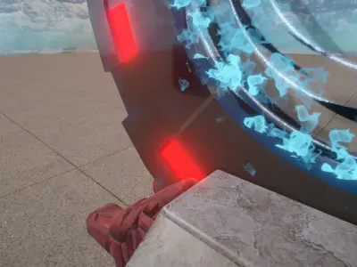 Sci-Fi Portal Low-poly 3D model purchase