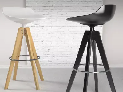 Flow Stool VN 4-78 3D model