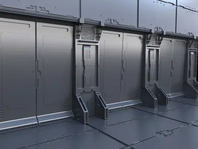 wall and flor asset V1 3D model