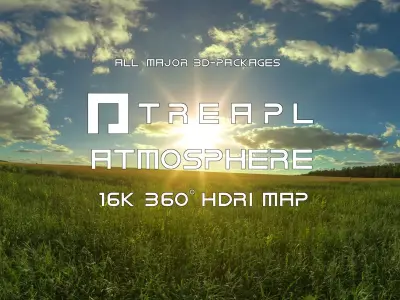 A03- HDRI SKIES TREAPL ATMOSPHERE - 360 SKIES Texture