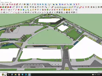 sketchup park  3D model