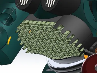 Lancer-IPS-Northstar Zheng Articulated 3D print model