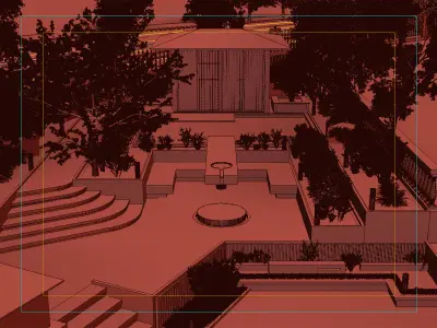 Villa Garden 3D model