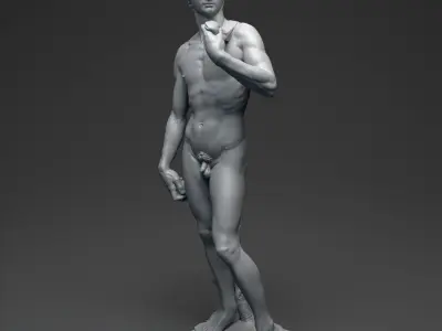  David Statue 3d scan 