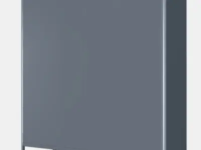 IDASEN Cabinet with sliding glass doors 1 Low-poly 3D model