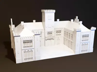 Neo-Ghotic Town Hall 3D print model