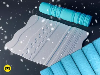 DnD Terrain Rollers Snow Landscape 3D print model