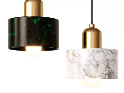 TERNAT marble pendant lights 3D model