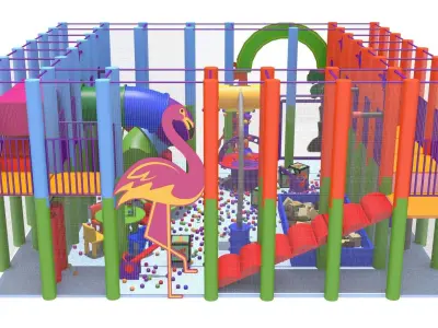 Indoor Playground 3D model