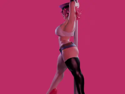 Street Fighter Poison 3D print model