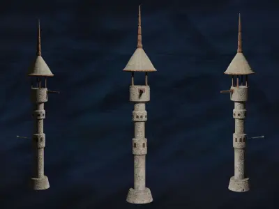 Build - Atalaya Serie SilentObsidianRise N2 WatchTower 3D model