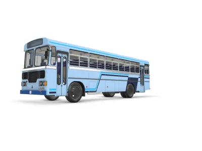 Lanka Ashok Leyland BS6 4 Low-poly 3D model