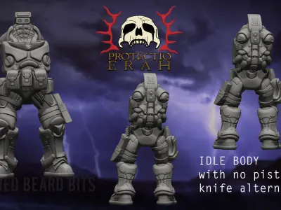 The Pacifiers soldier holding gun 3D print model