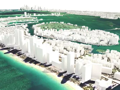 City Miami Florida USA cityscape 3D model