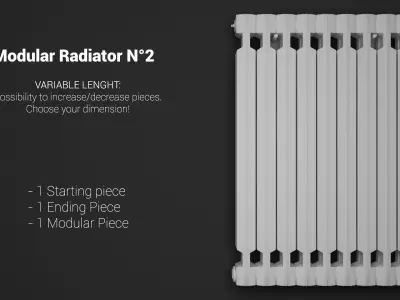 Modular Radiator Collection 3D model