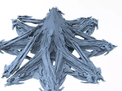 King Atlan Diamond Ring Castle 1 3D model