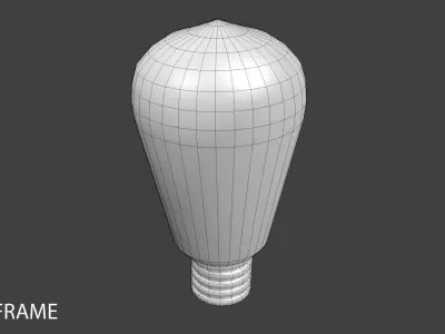 Light Bulb - Ballon Shape 3D model