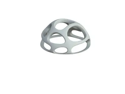 SciFi Cube Object No 43895 Low Poly Shape Low-poly 3D model