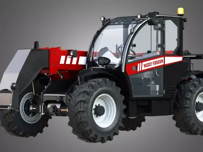 Massey Ferguson Telehandler - 9407S 3D model