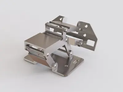Door hinge vol 01 3D model
