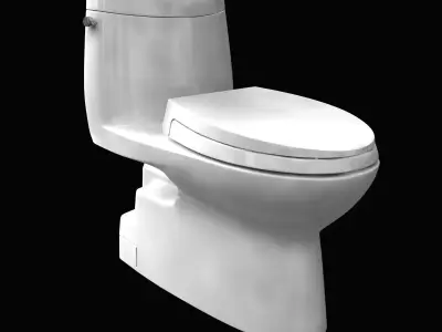 toto Carlyle II One-Piece Toilet  GPF Elongated Bowl 3D model
