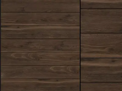 Decovita Softwood Dark Oak 200x1200 Set 1 3D model
